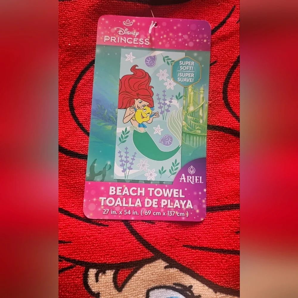 THE LITTLE MERMAID (ARIEL) BEACH TOWEL